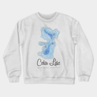 Cedar Lake Minneapolis Crewneck Sweatshirt